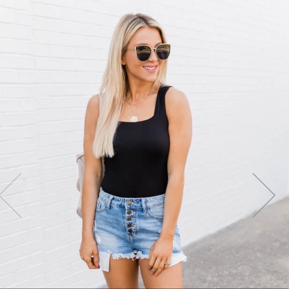 Pink Lily- Everlasting Hope Black Bodysuit - Picture 3 of 14